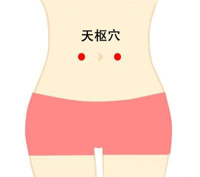 指压天枢穴 治腹泻通便秘