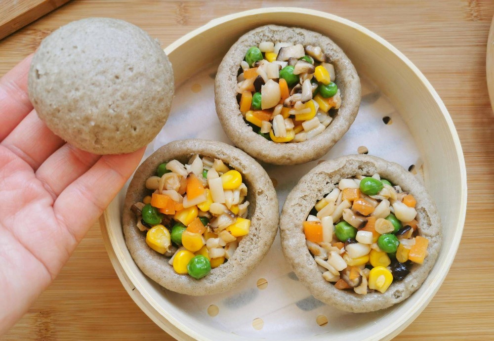 粗粮细作,教你做荞麦窝窝头,真材实料零添加,营养顶饿还减脂